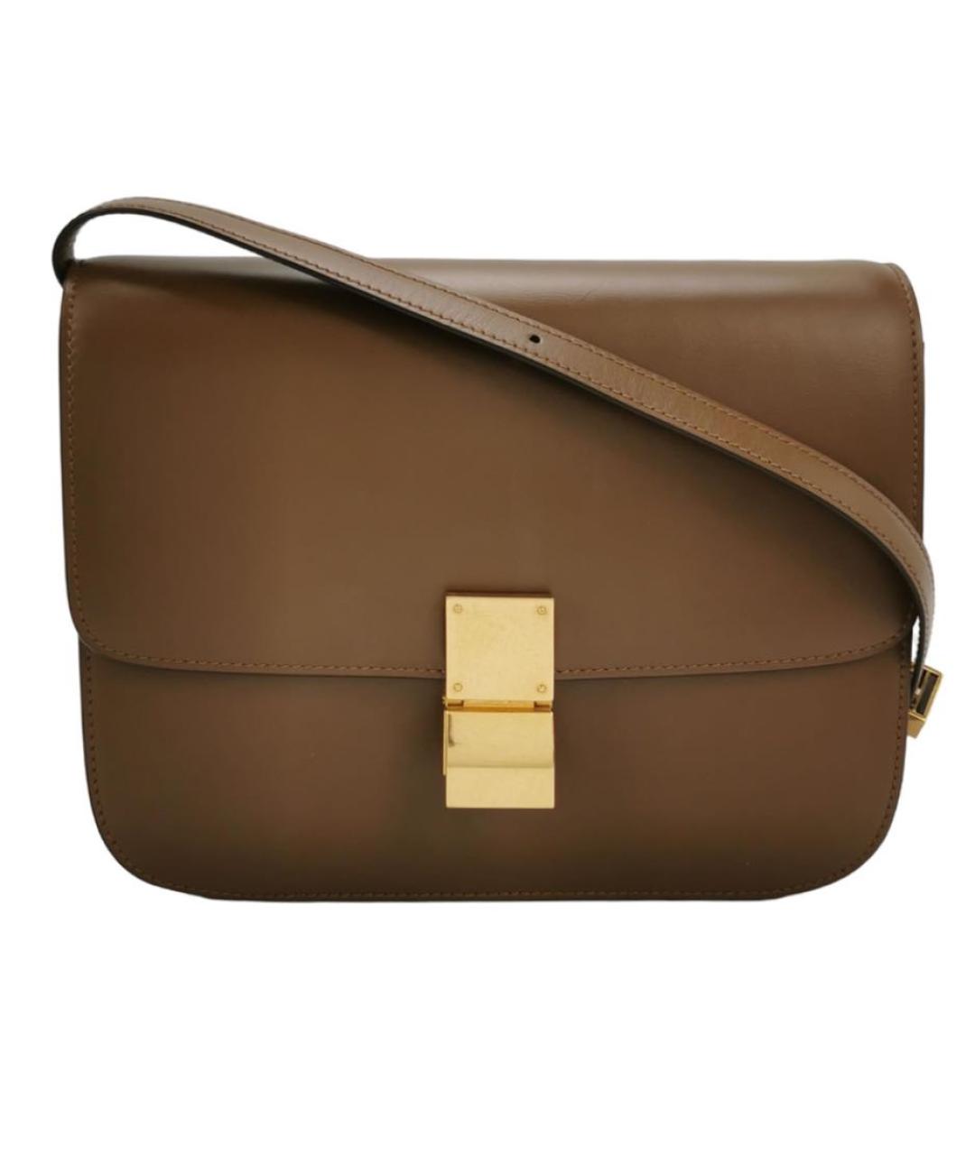 CELINE Кожаная сумка через плечо, фото 5