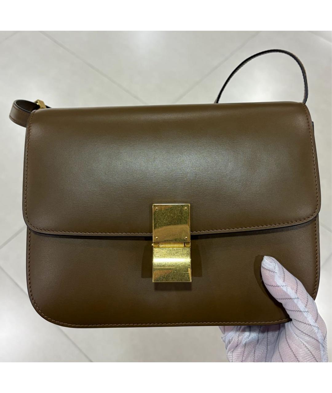 CELINE Кожаная сумка через плечо, фото 2