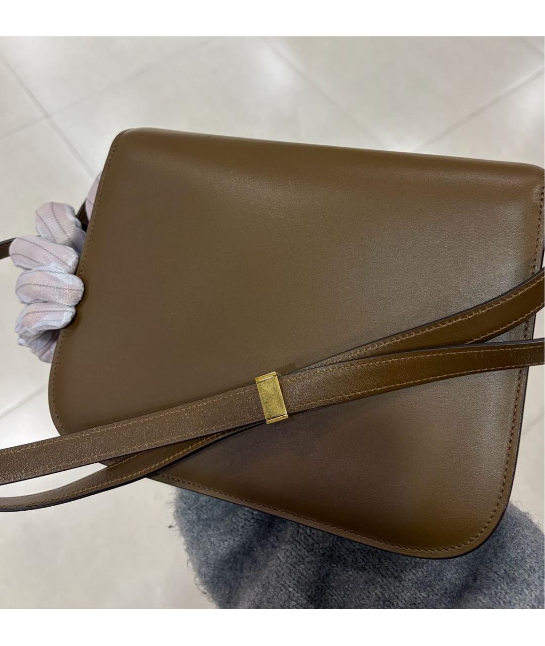 CELINE Кожаная сумка через плечо, фото 3