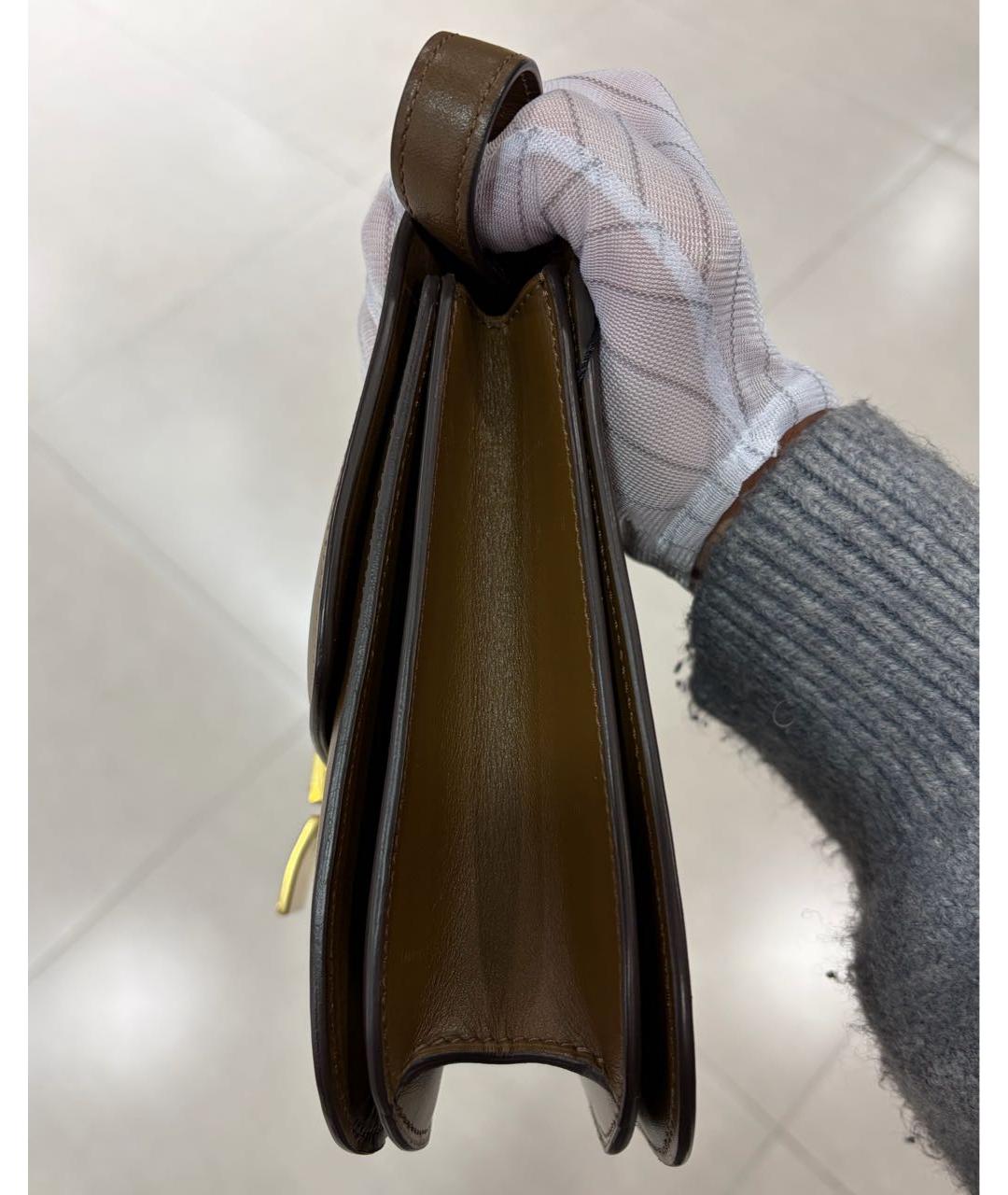 CELINE Кожаная сумка через плечо, фото 4