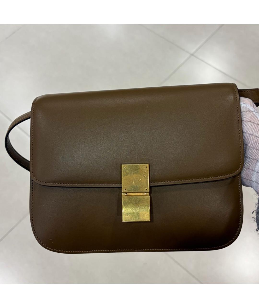 CELINE Кожаная сумка через плечо, фото 2