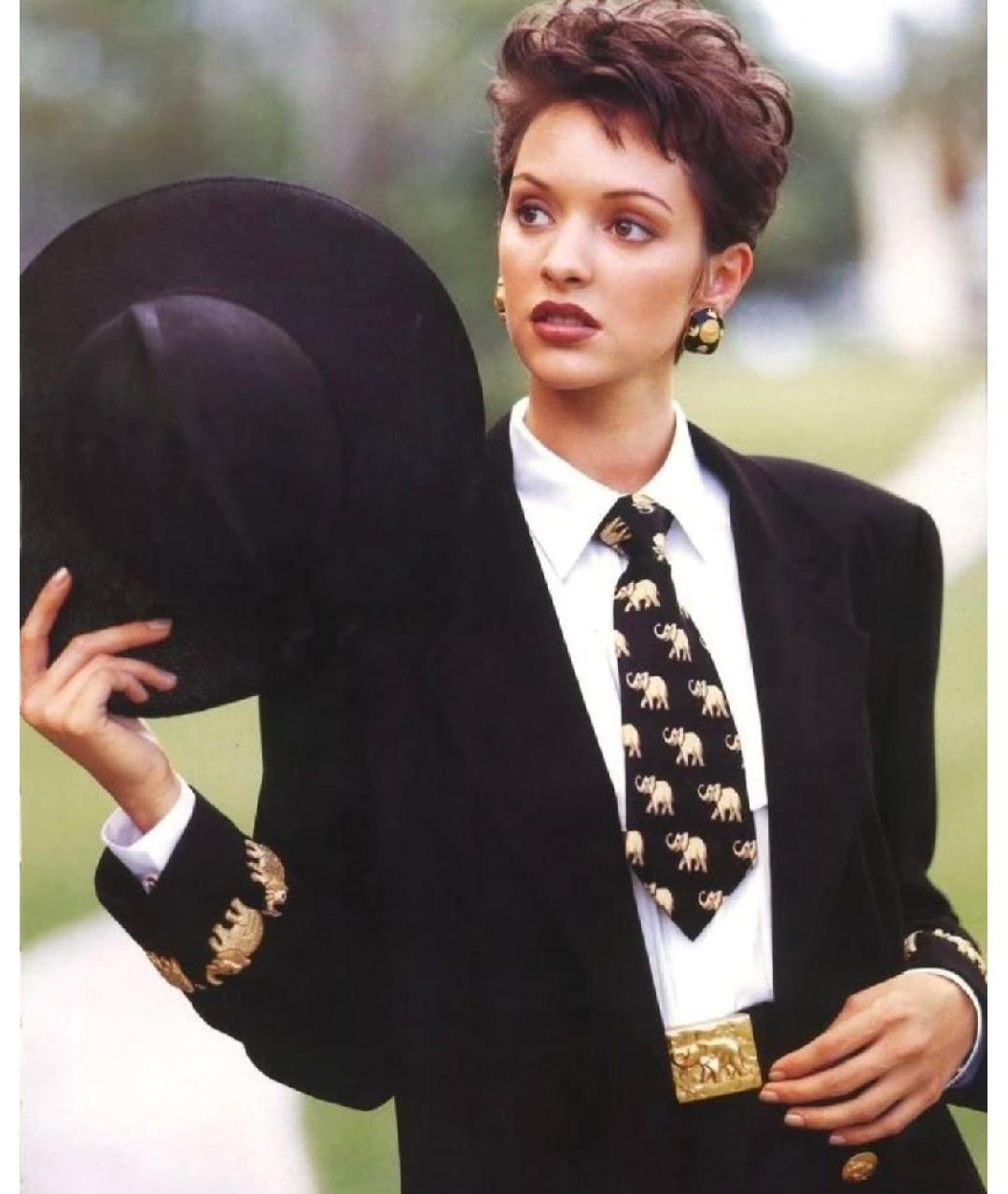 ESCADA Черные металлические клипсы, фото 4