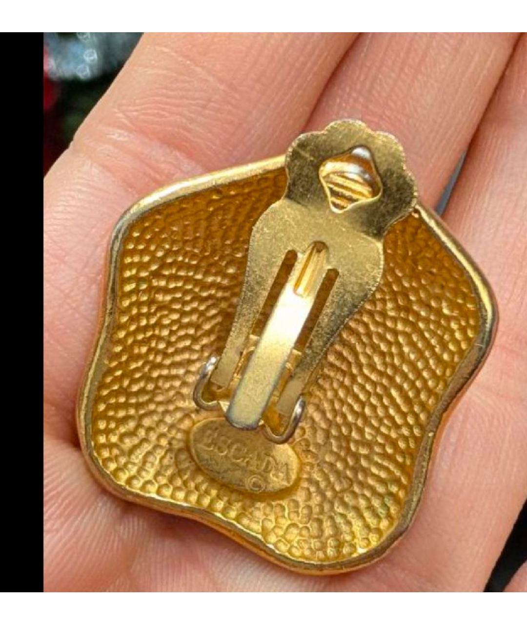 ESCADA Черные металлические клипсы, фото 2