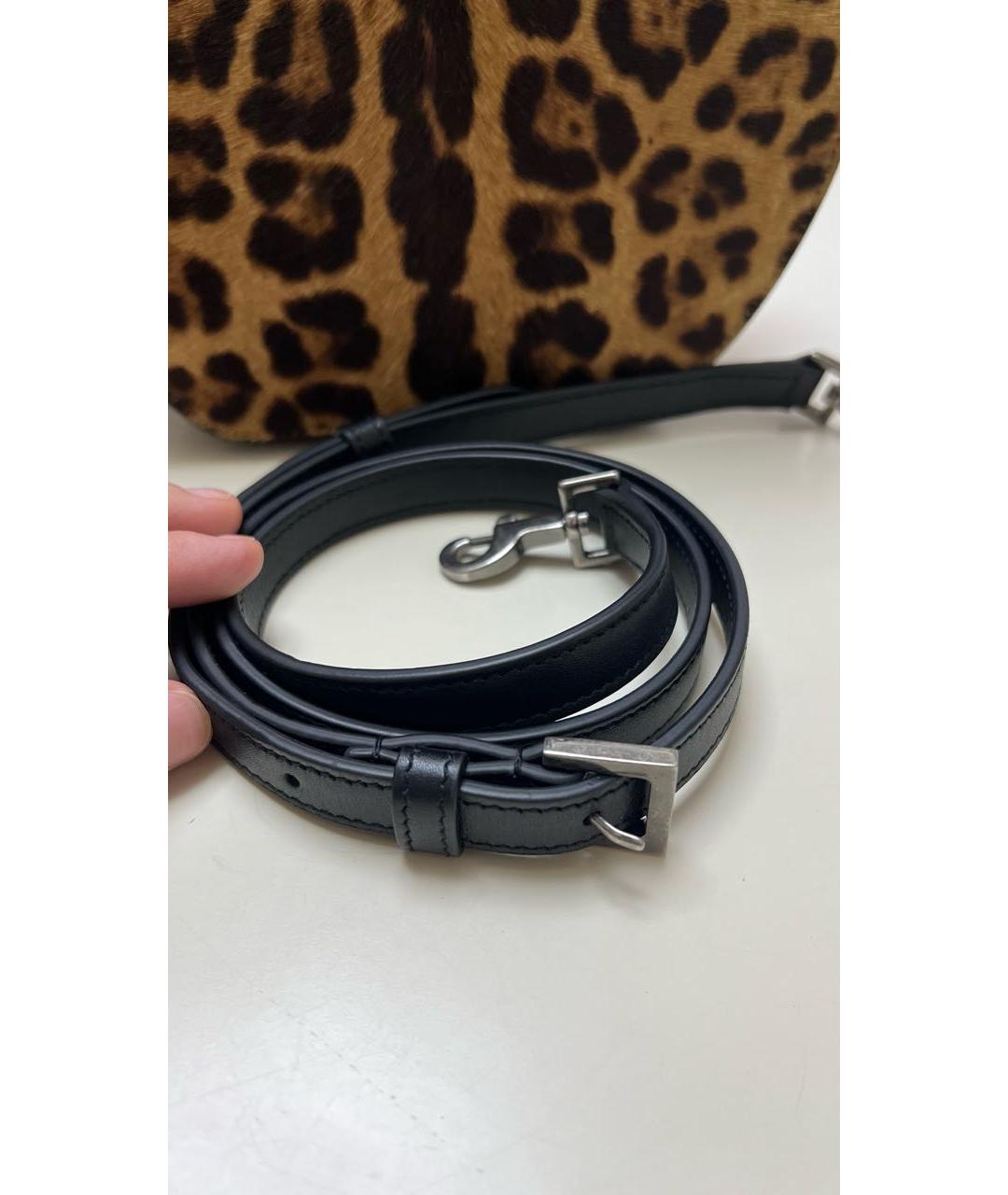 SAINT LAURENT Кожаная сумка с короткими ручками, фото 8