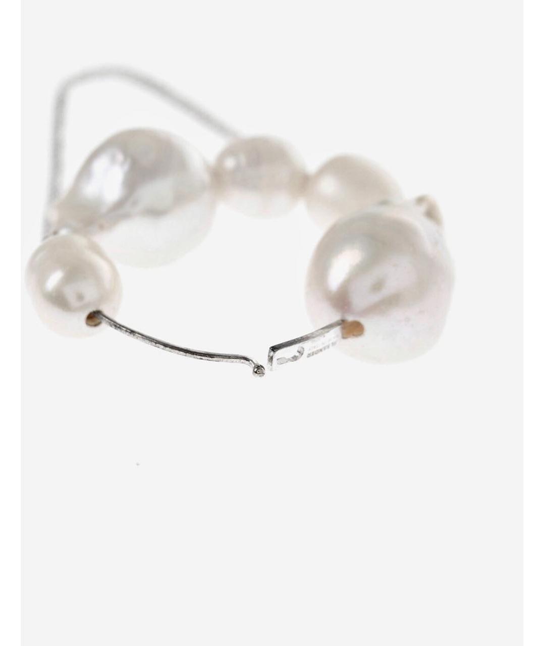 JIL SANDER Серебряные серебряные серьги, фото 2