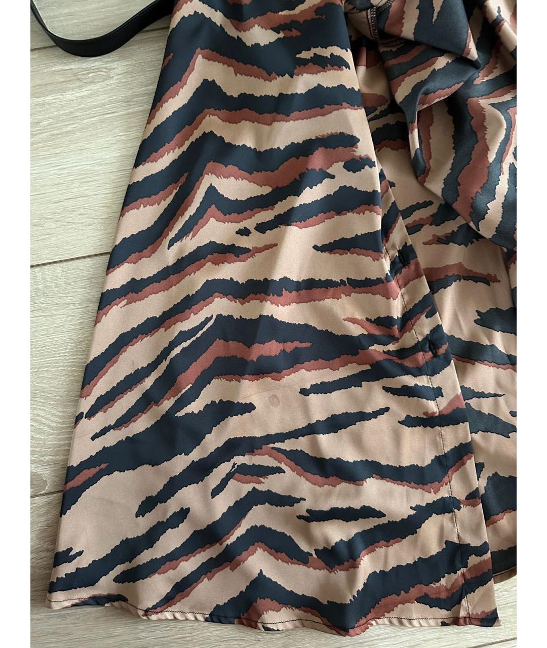 LIU JO Коричневое полиэстеровое повседневное платье, фото 8