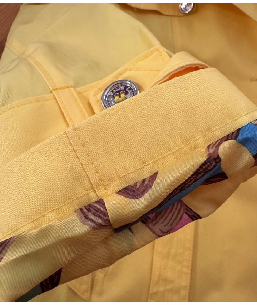 RALPH LAUREN Желтый тренч/плащ, фото 6