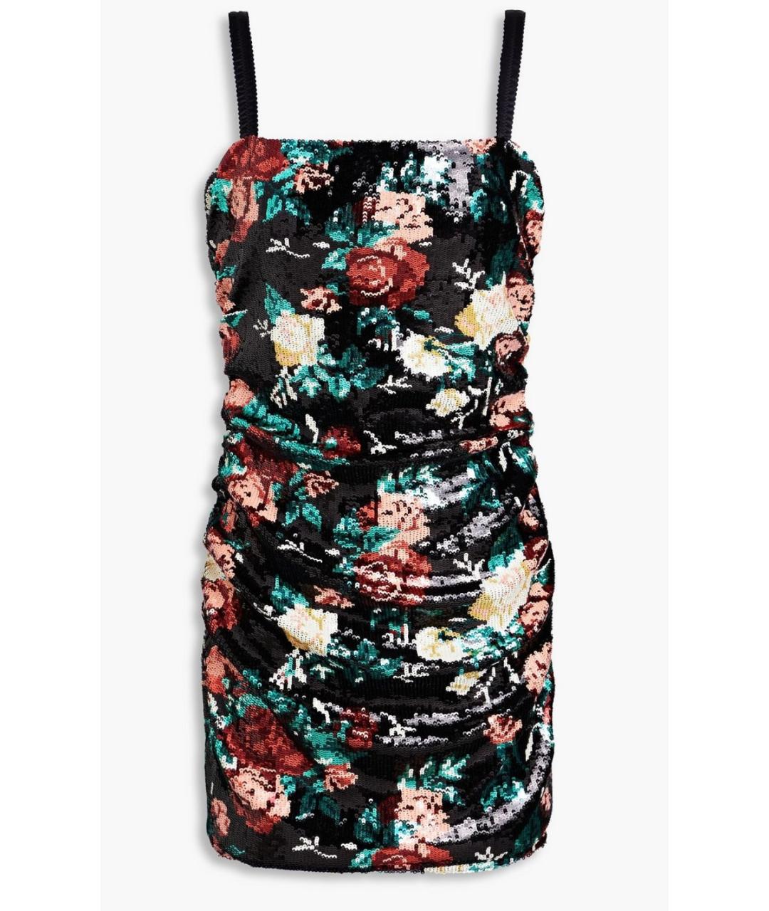 DOLCE&GABBANA Черное полиэстеровое коктейльное платье, фото 9