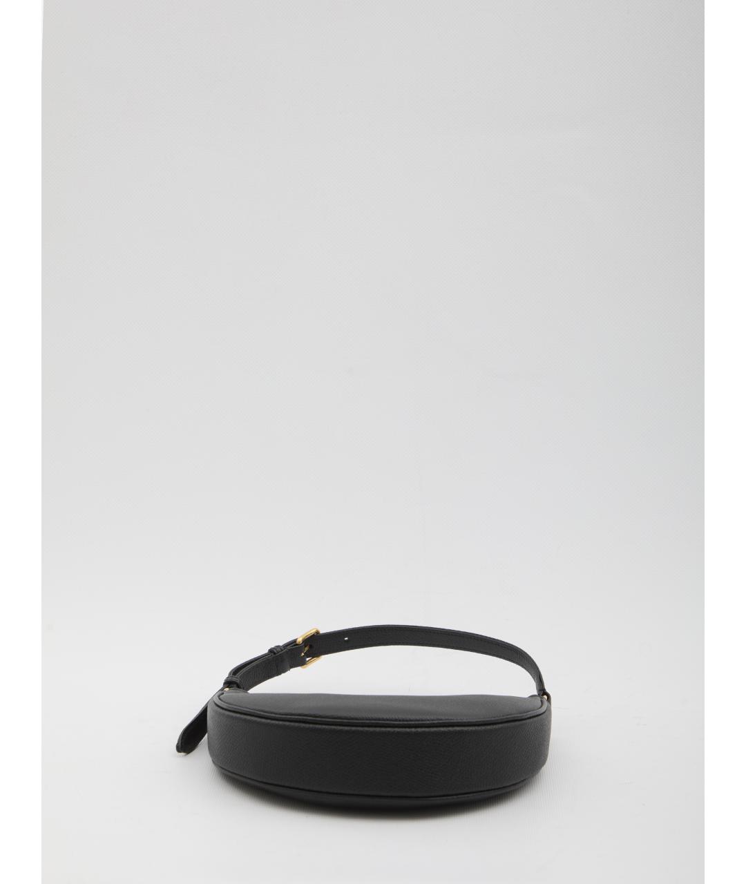 VALENTINO Черная кожаная сумка через плечо, фото 3