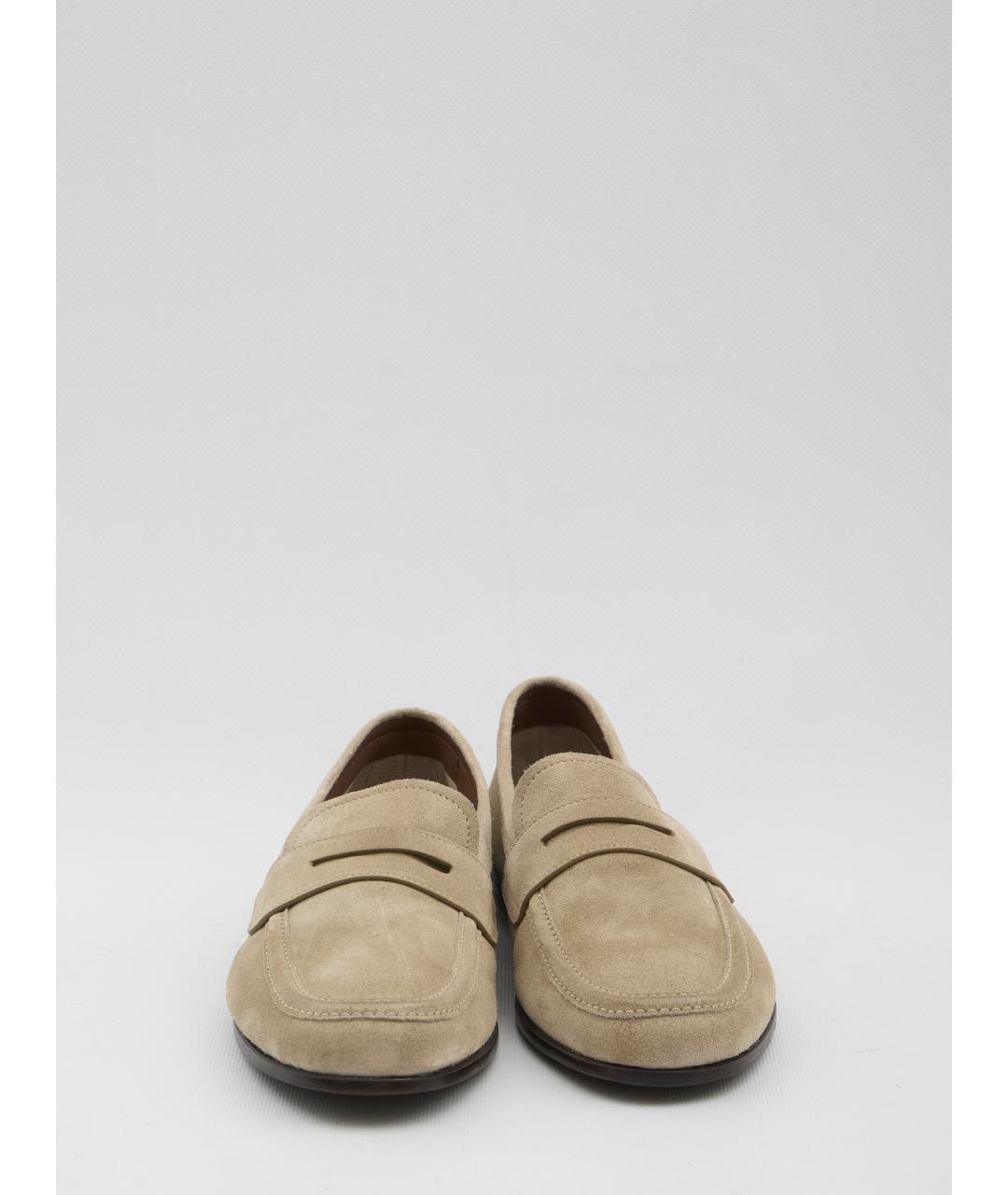 CHURCH'S Бежевые замшевые лоферы, фото 5