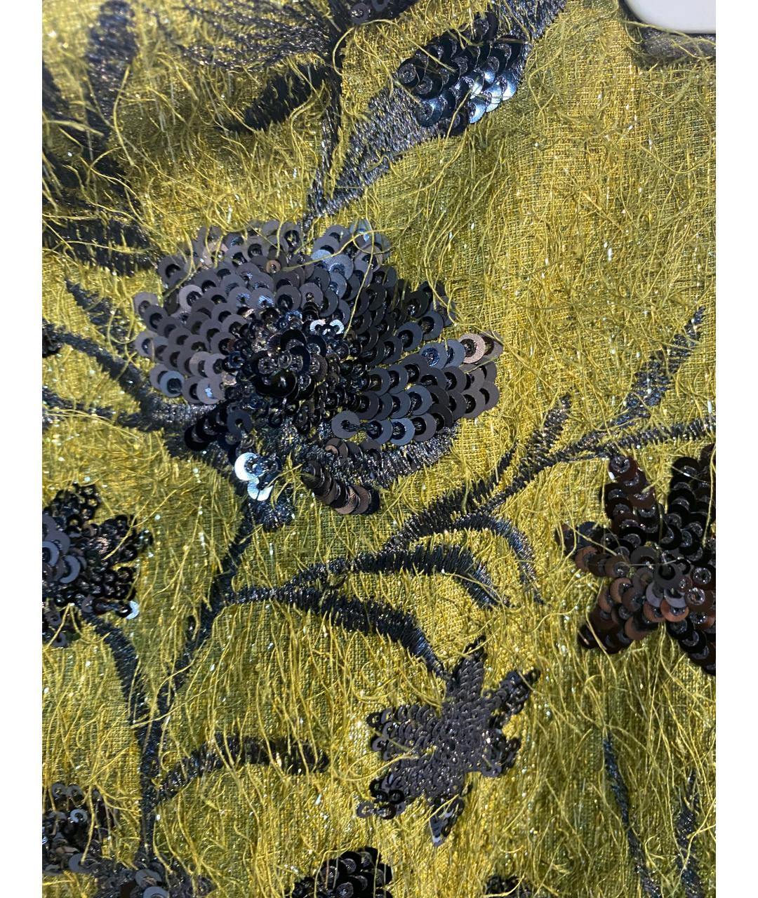 ERMANNO SCERVINO Зеленая вискозная юбка миди, фото 4