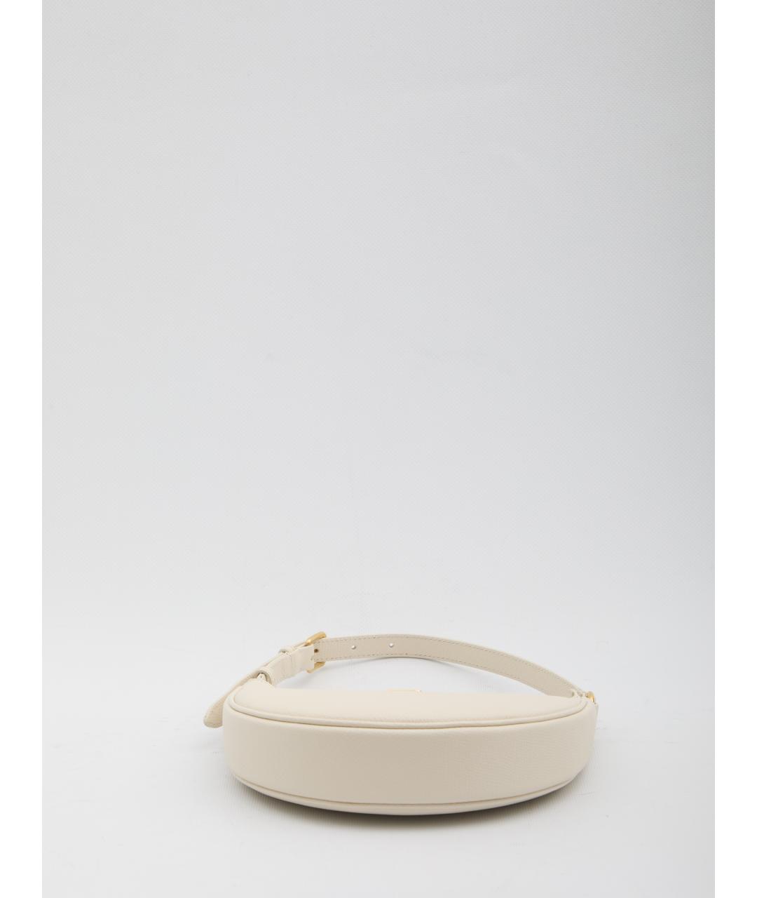 VALENTINO Белая кожаная сумка через плечо, фото 3