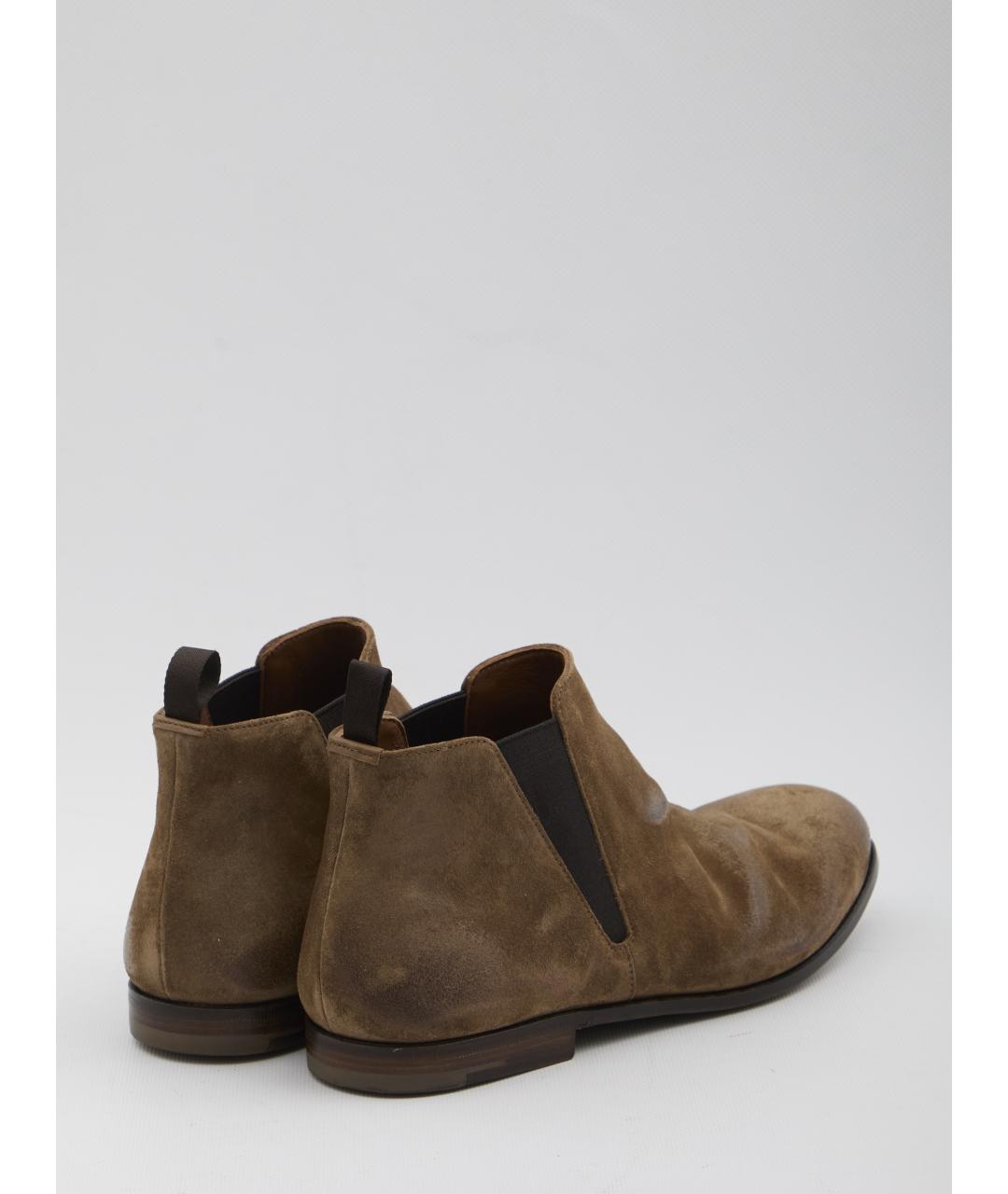 CHURCH'S Коричневые замшевые высокие ботинки, фото 3