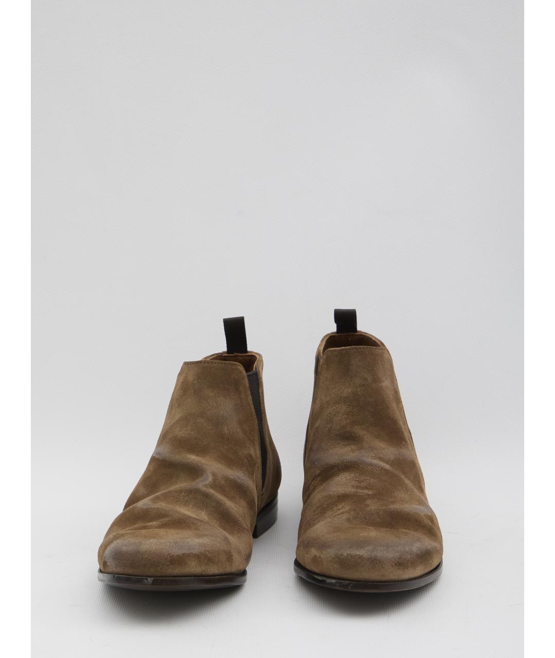 CHURCH'S Коричневые замшевые высокие ботинки, фото 5