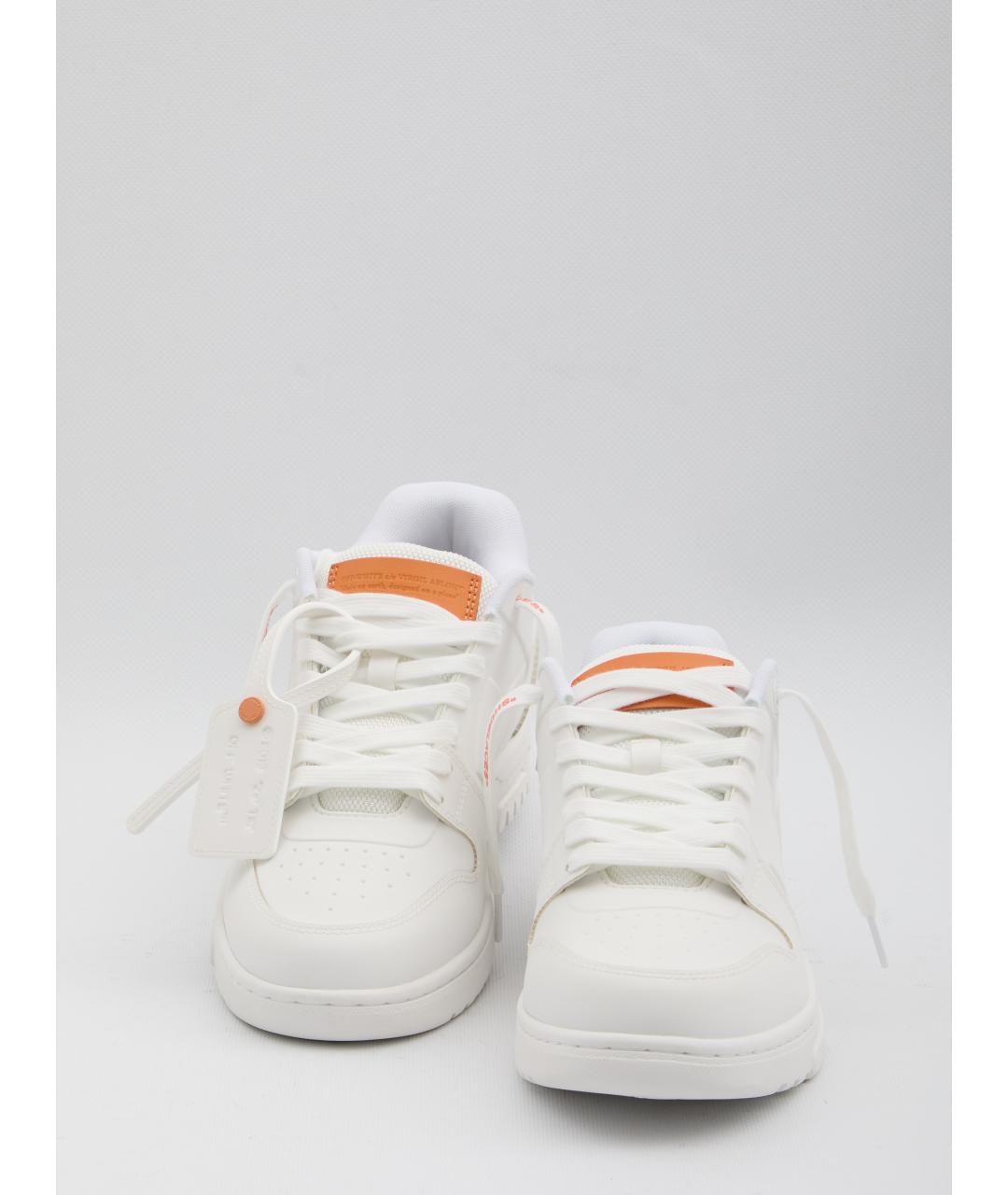 OFF-WHITE Белые низкие кроссовки / кеды, фото 5