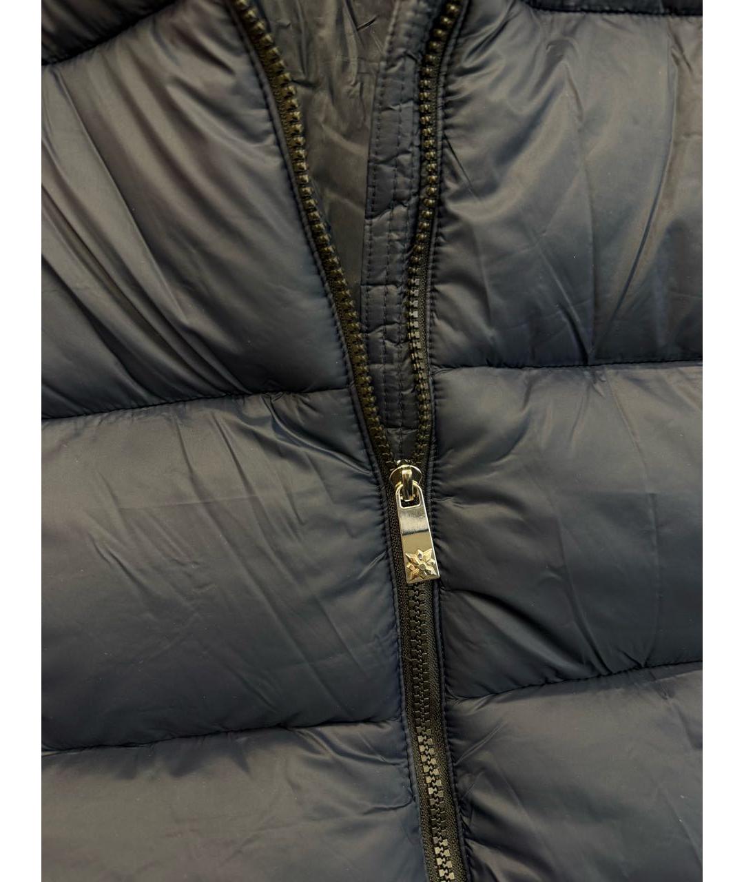 JOHN RICHMOND Темно-синий полиамидовый пуховик, фото 5