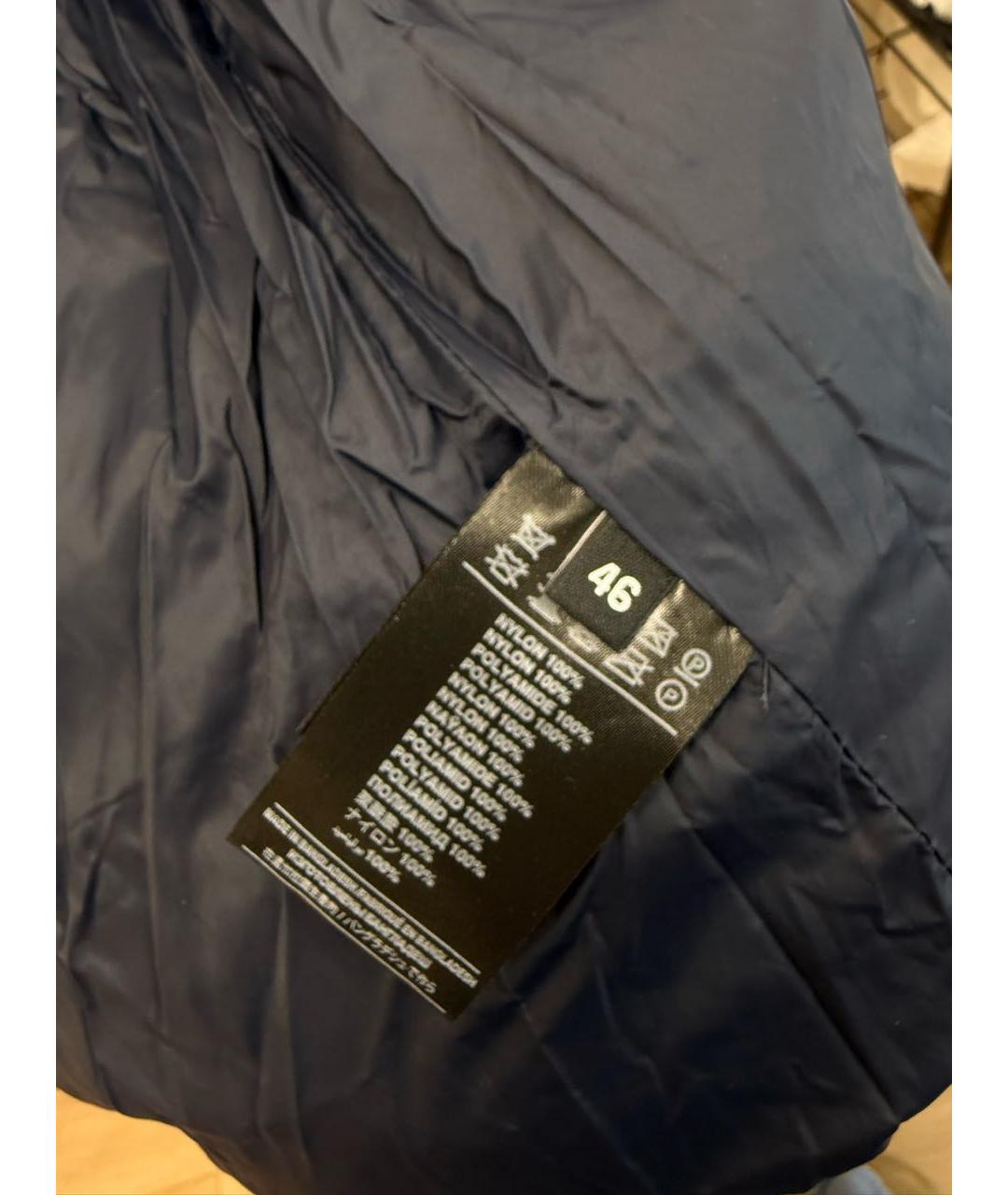 JOHN RICHMOND Темно-синий полиамидовый пуховик, фото 6