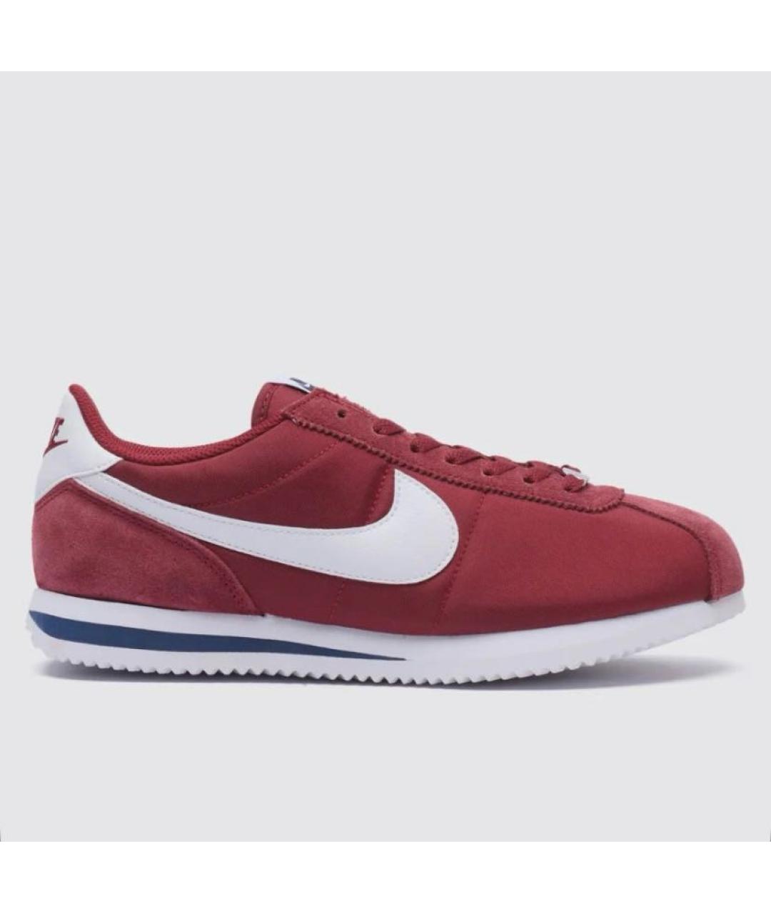 NIKE Бордовые текстильные низкие кроссовки / кеды, фото 6