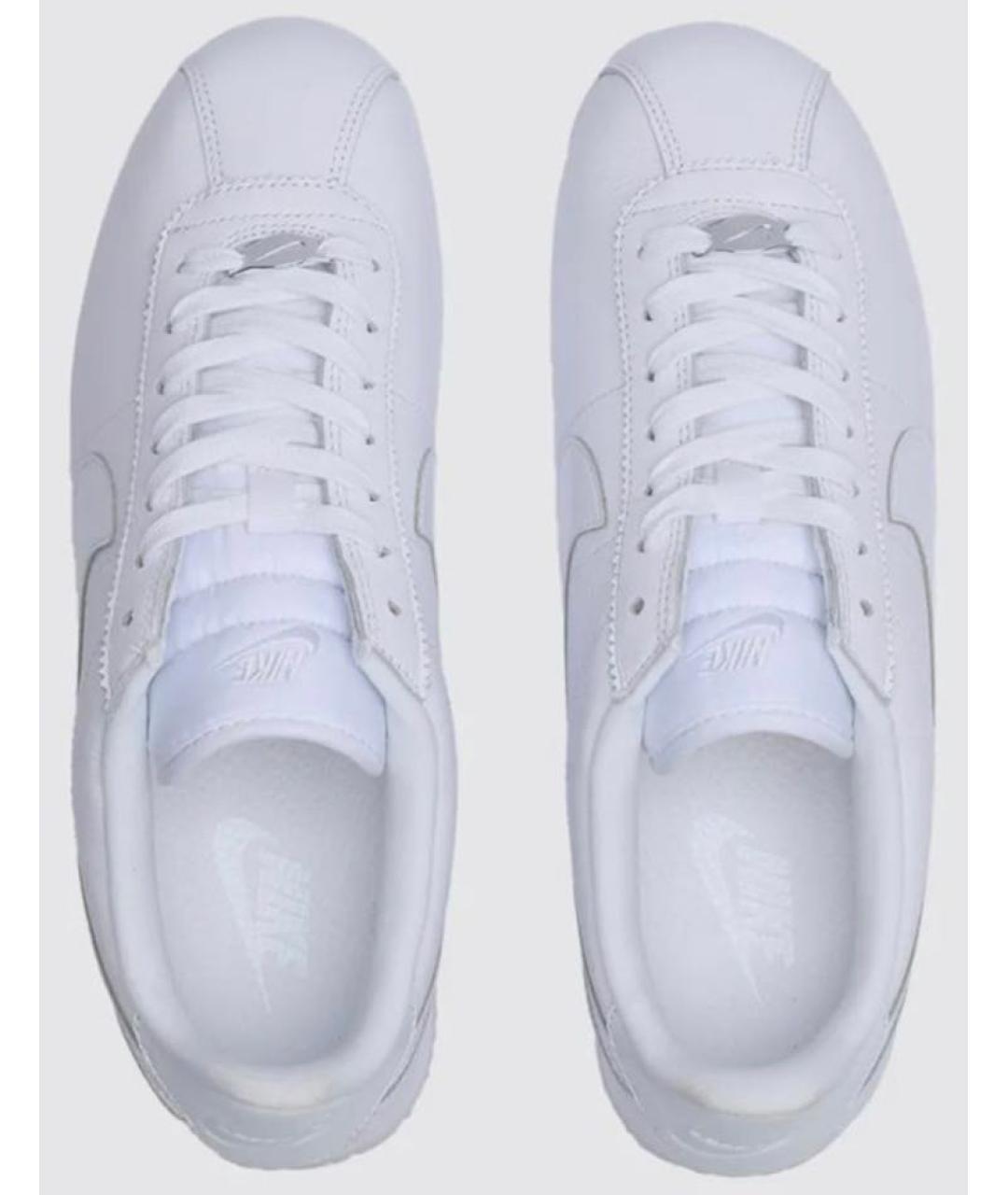 NIKE Белые кожаные низкие кроссовки / кеды, фото 3