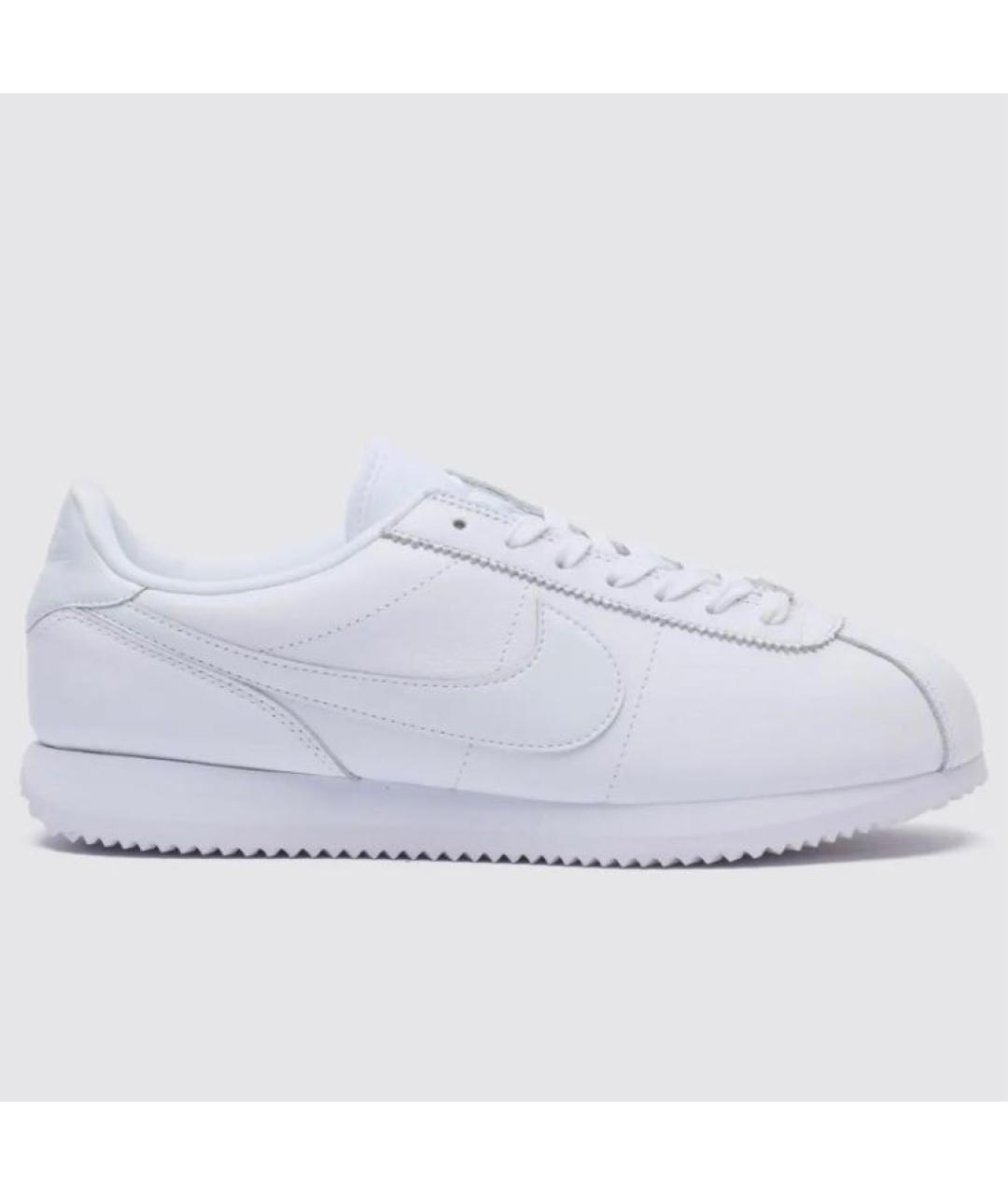 NIKE Белые кожаные низкие кроссовки / кеды, фото 6