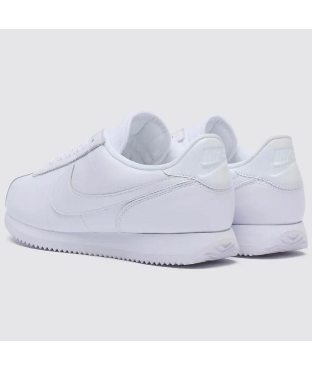 NIKE Белые кожаные низкие кроссовки / кеды, фото 2