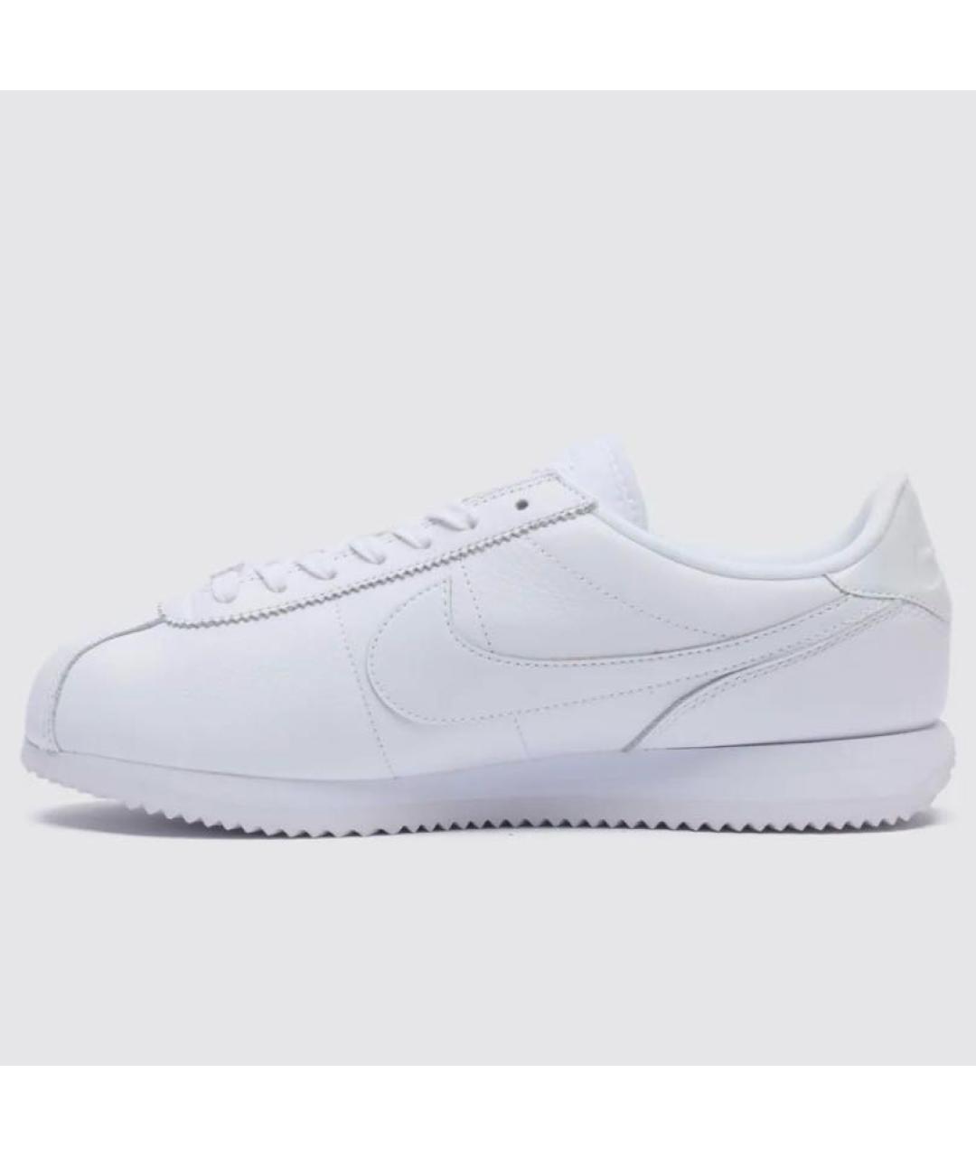 NIKE Белые кожаные низкие кроссовки / кеды, фото 4