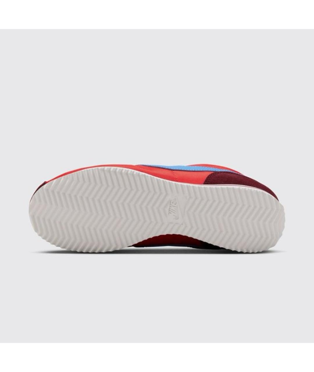 NIKE Красные текстильные низкие кроссовки / кеды, фото 6