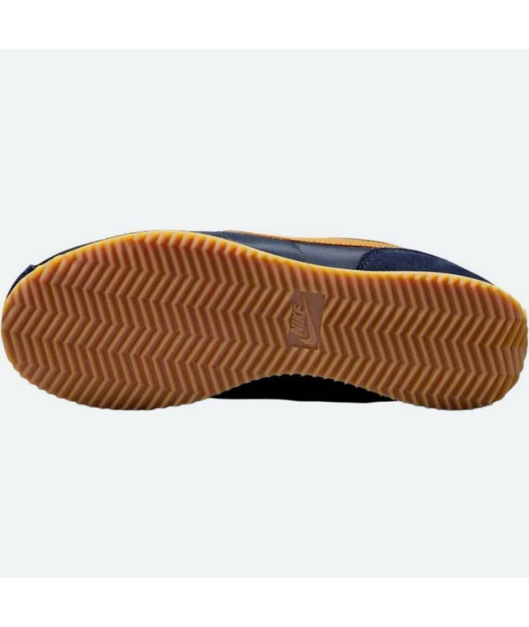 NIKE Темно-синие текстильные низкие кроссовки / кеды, фото 6