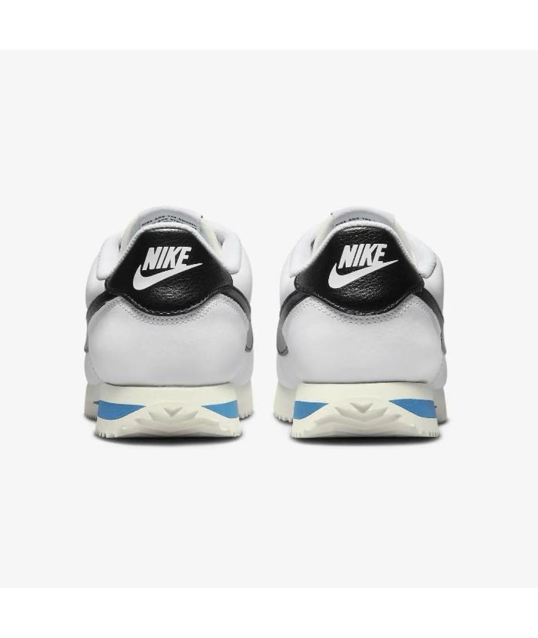 NIKE Белые кожаные низкие кроссовки / кеды, фото 4