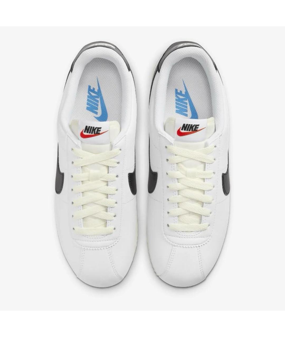 NIKE Белые кожаные низкие кроссовки / кеды, фото 2