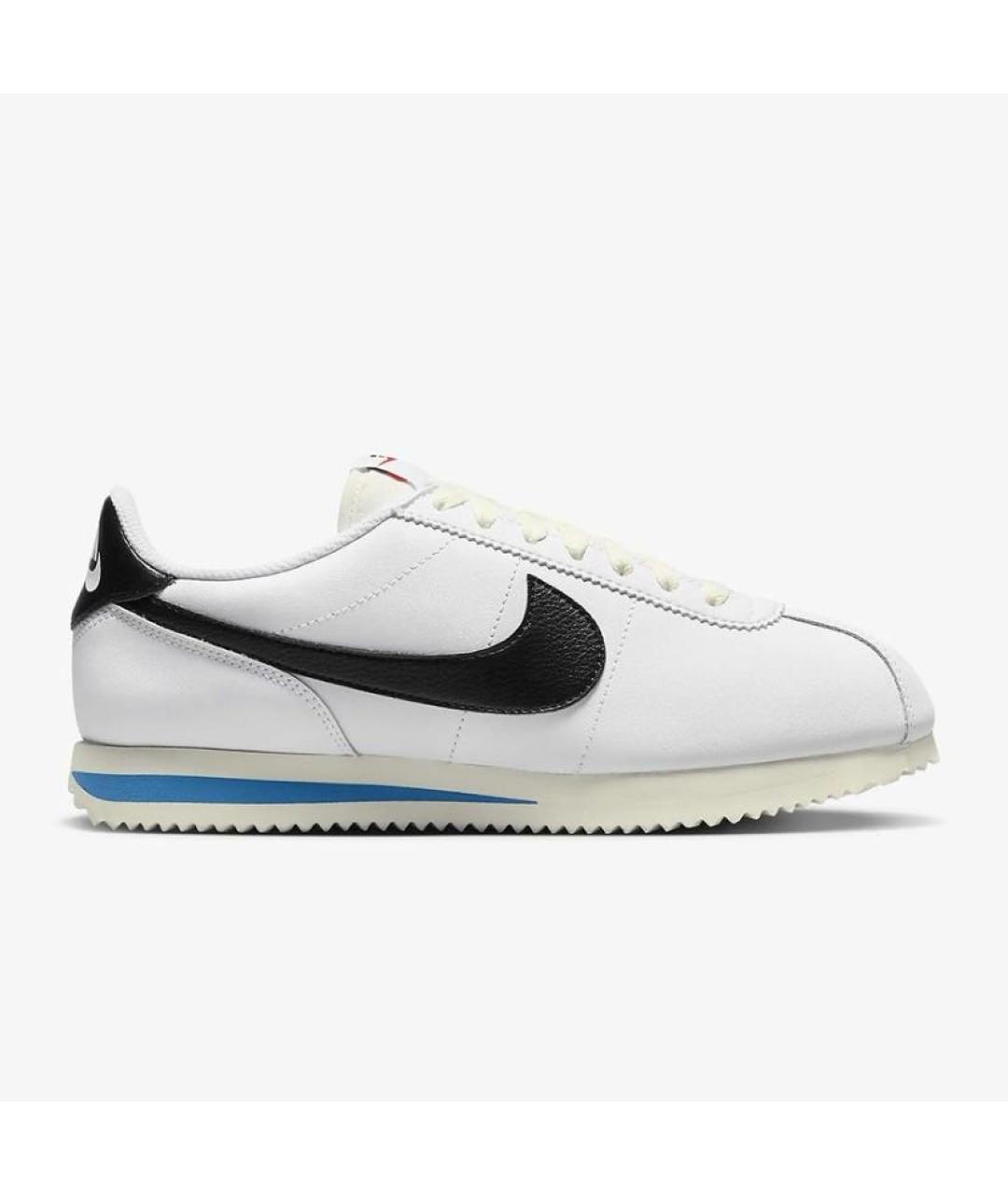 NIKE Белые кожаные низкие кроссовки / кеды, фото 7