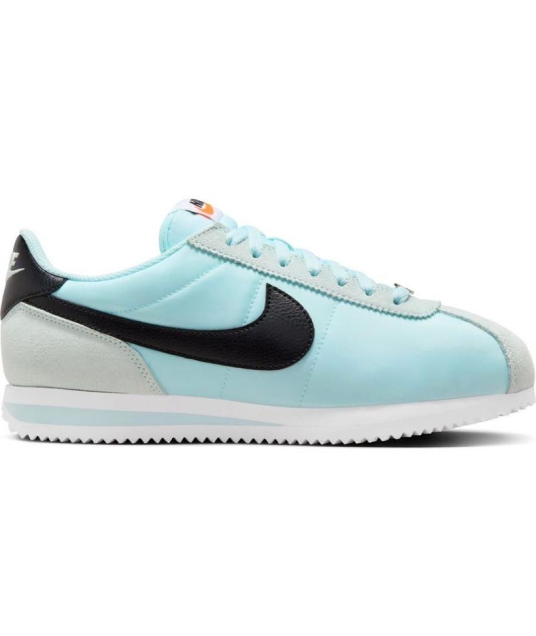 NIKE Голубые текстильные низкие кроссовки / кеды, фото 5