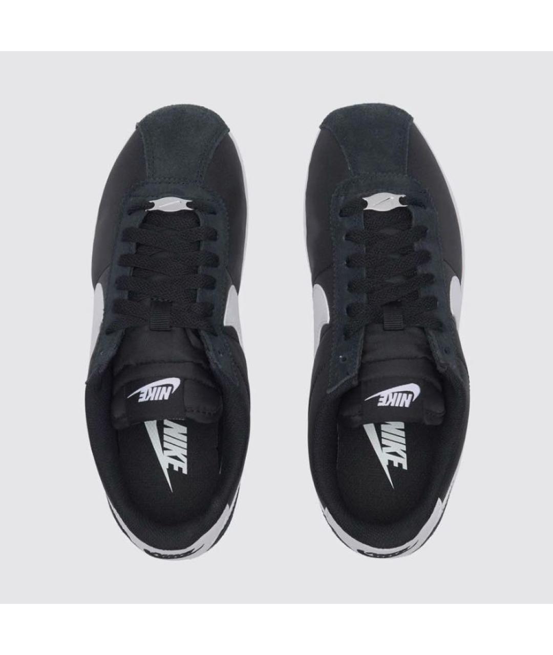 NIKE Черные текстильные низкие кроссовки / кеды, фото 2