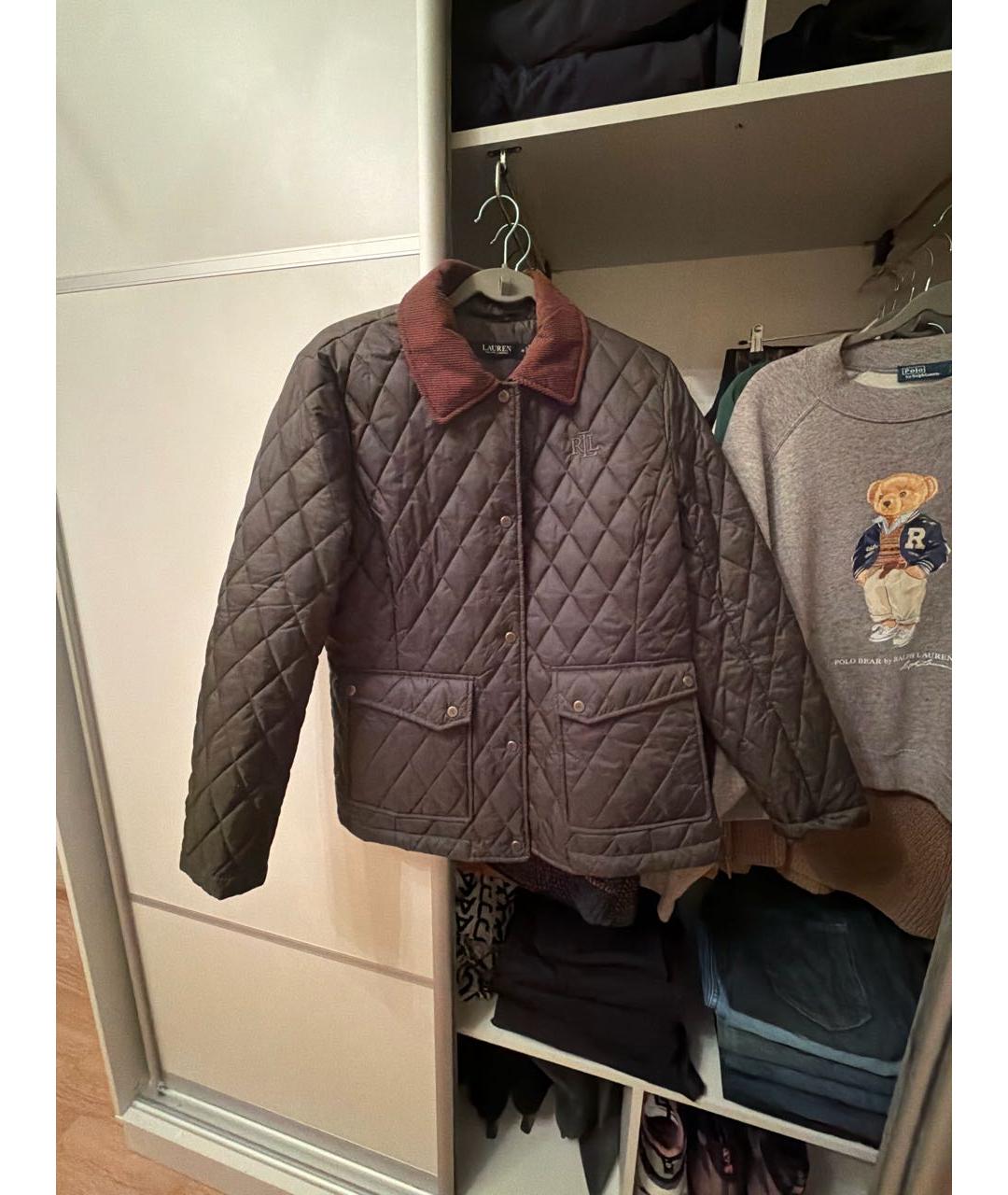 RALPH LAUREN Зеленая полиэстеровая куртка, фото 6