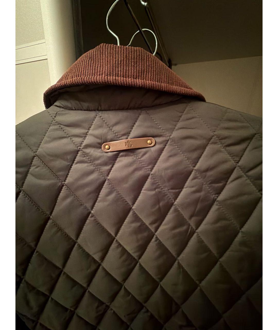 RALPH LAUREN Зеленая полиэстеровая куртка, фото 3