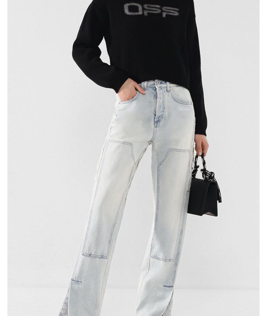 OFF-WHITE Черный хлопковый джемпер / свитер, фото 3