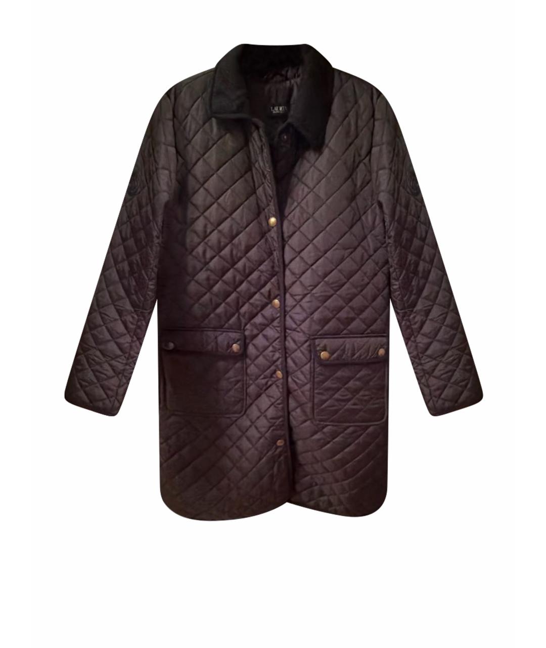 RALPH LAUREN Черная полиэстеровая куртка, фото 1