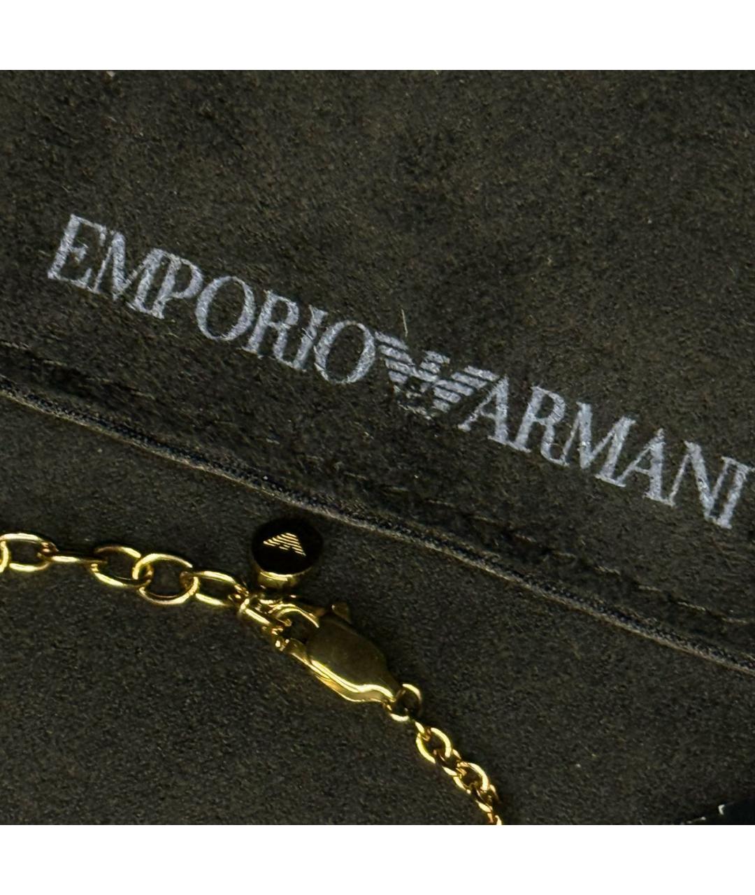 EMPORIO ARMANI Золотой металлический браслет, фото 3