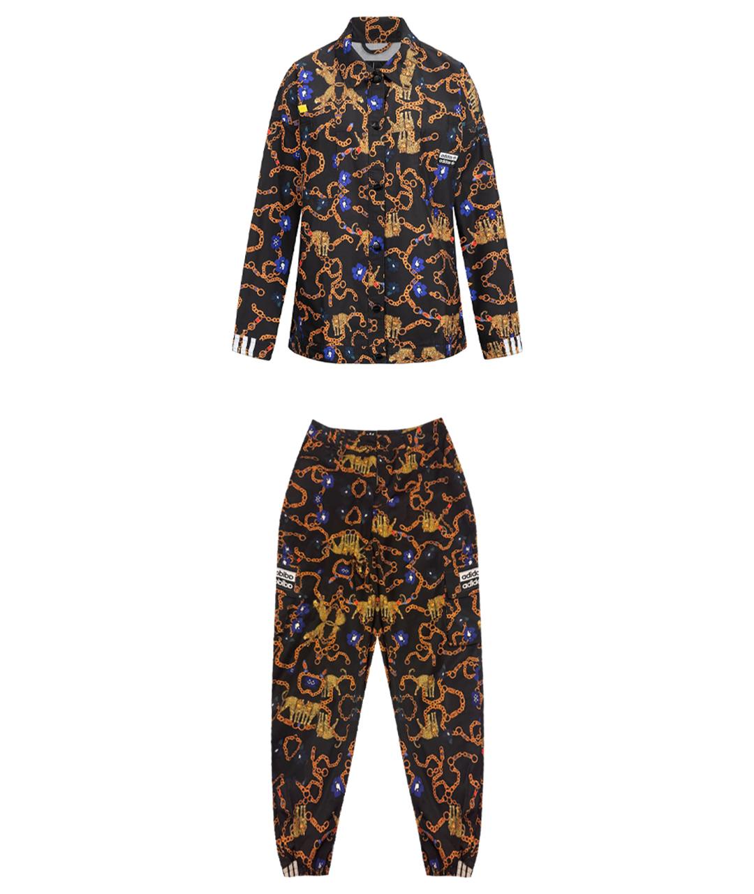 ADIDAS Черный полиэстеровый спортивные костюмы, фото 1