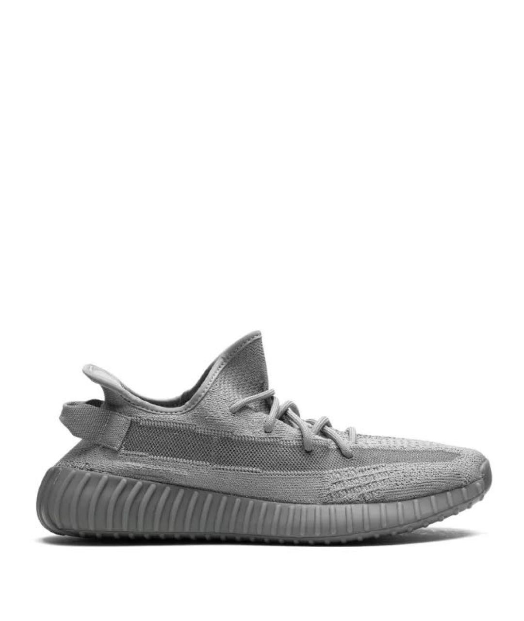ADIDAS YEEZY Серые текстильные низкие кроссовки / кеды, фото 6