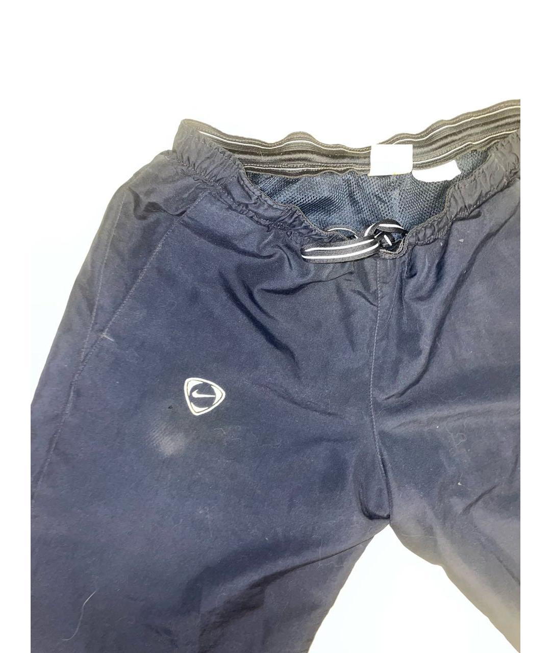 NIKE Темно-синие спортивные брюки и шорты, фото 4