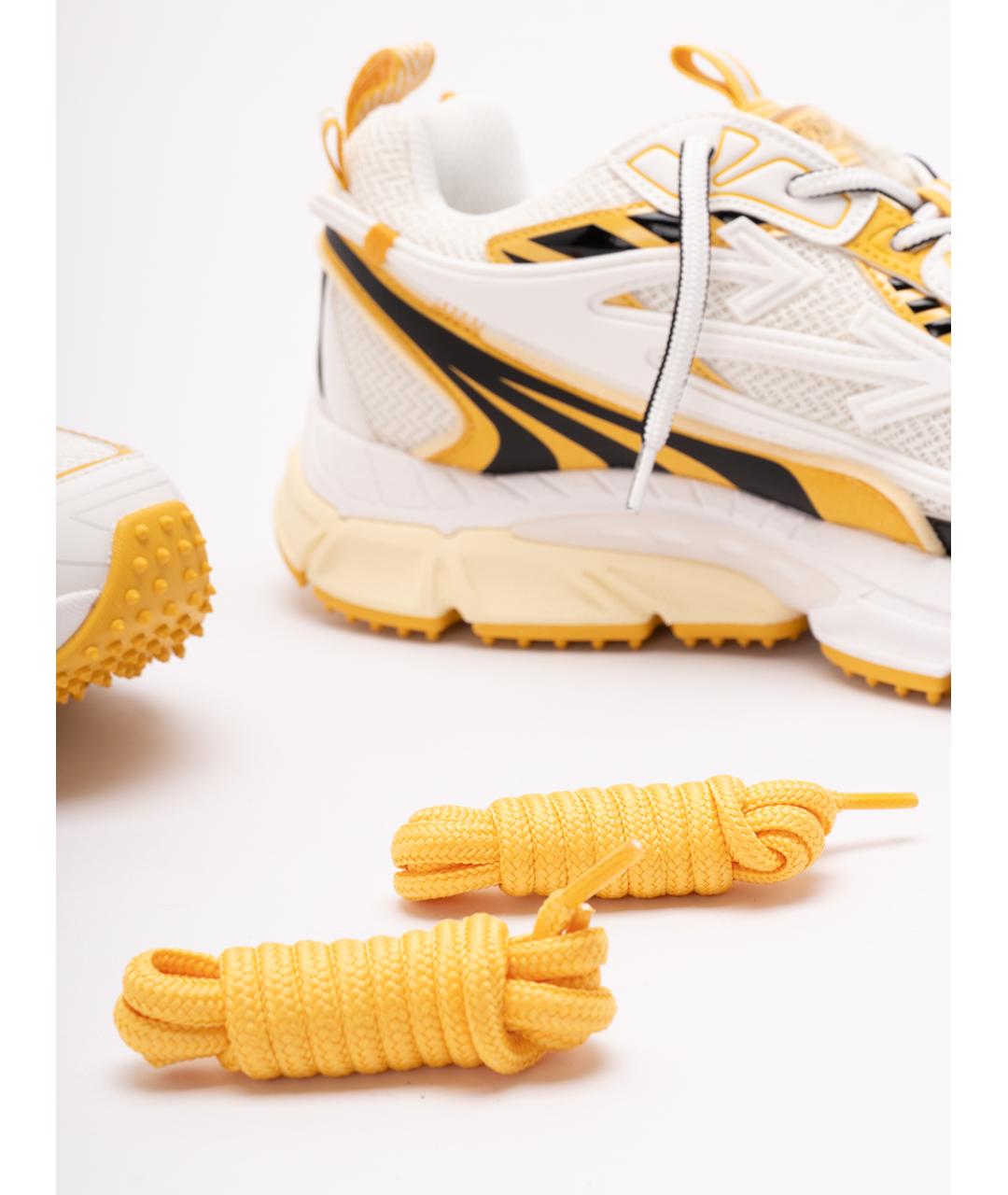 OFF-WHITE Мульти текстильные низкие кроссовки / кеды, фото 5