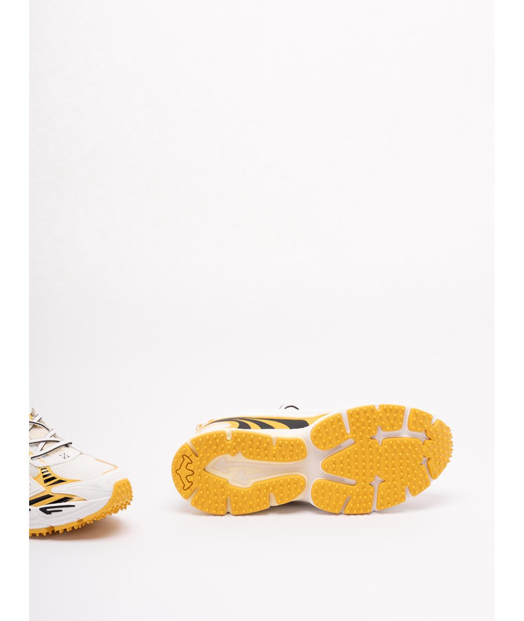 OFF-WHITE Мульти текстильные низкие кроссовки / кеды, фото 4