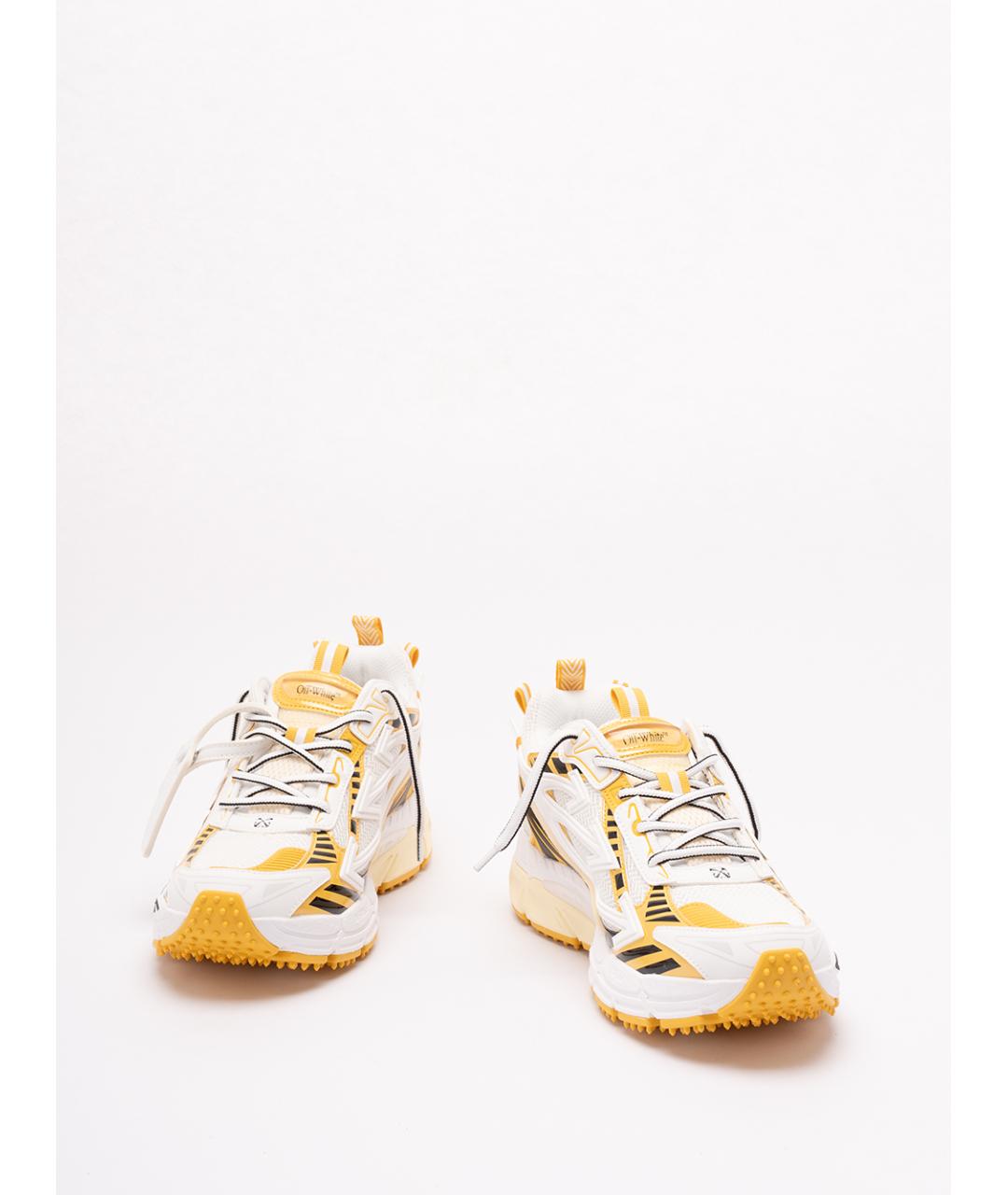 OFF-WHITE Мульти текстильные низкие кроссовки / кеды, фото 2