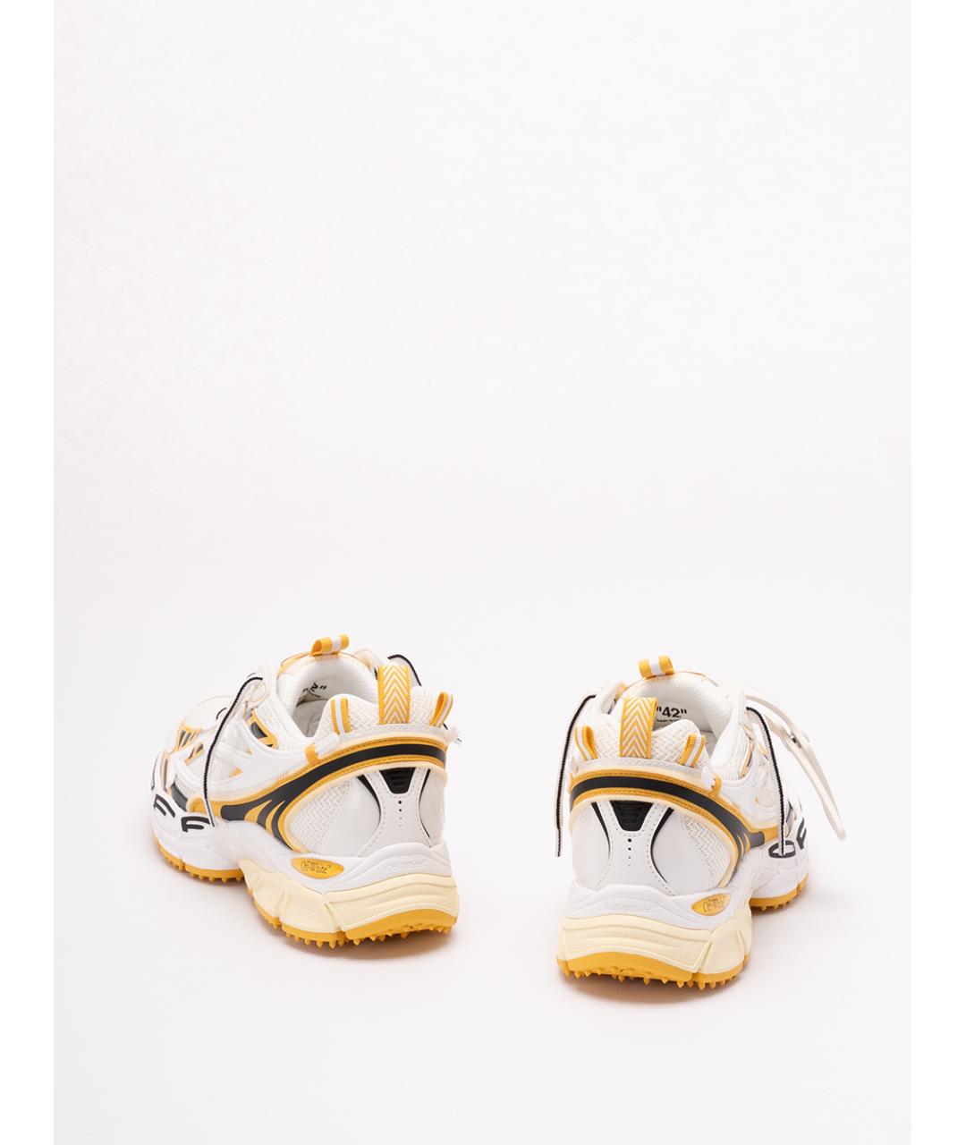 OFF-WHITE Мульти текстильные низкие кроссовки / кеды, фото 3