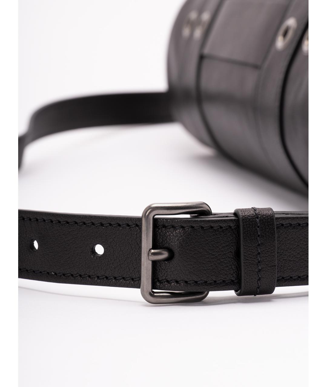 PRADA Черная кожаная сумка тоут, фото 4