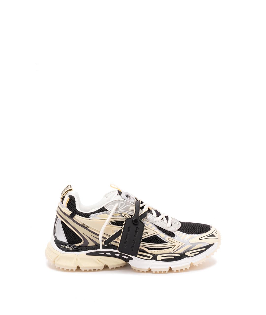 OFF-WHITE Мульти текстильные низкие кроссовки / кеды, фото 6