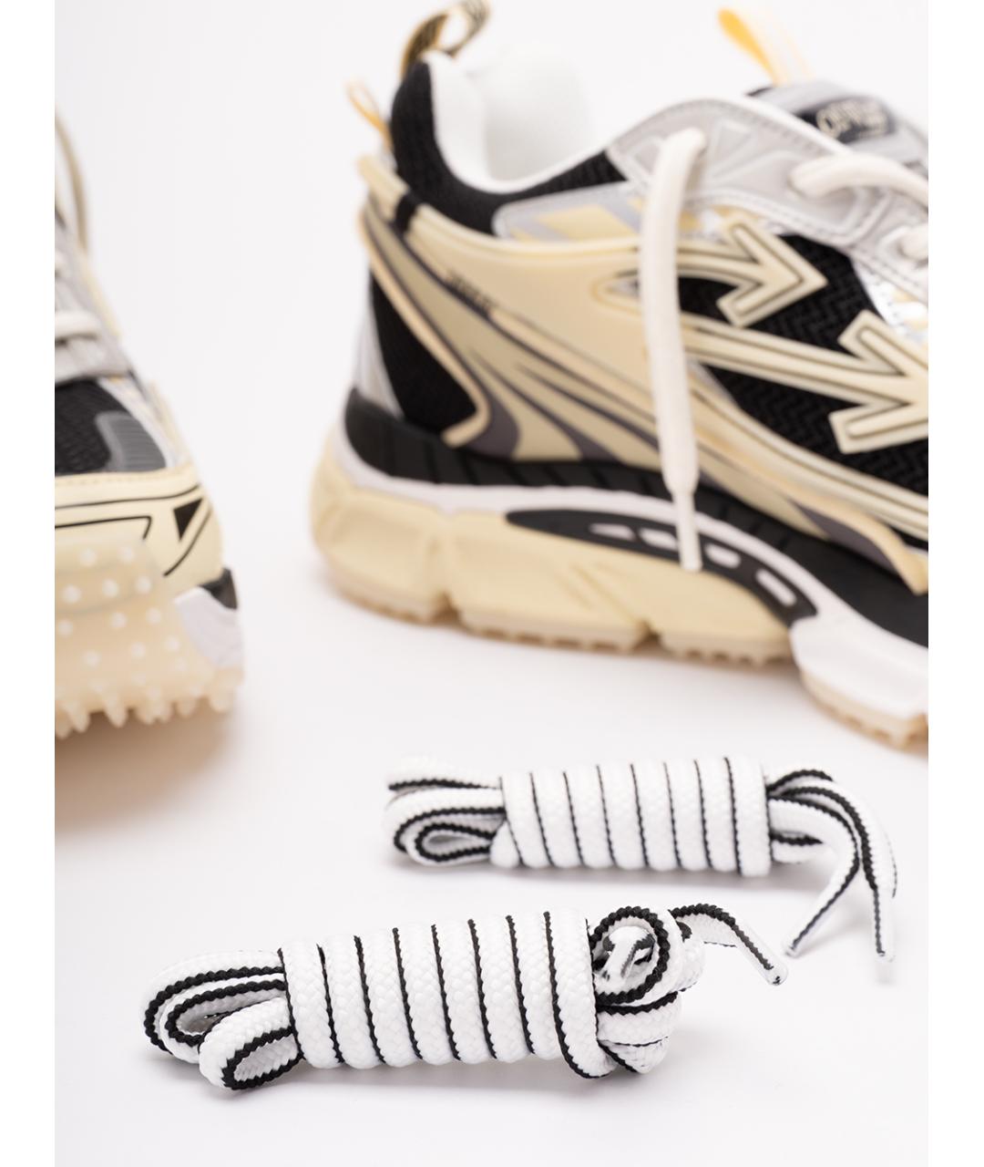 OFF-WHITE Мульти текстильные низкие кроссовки / кеды, фото 5