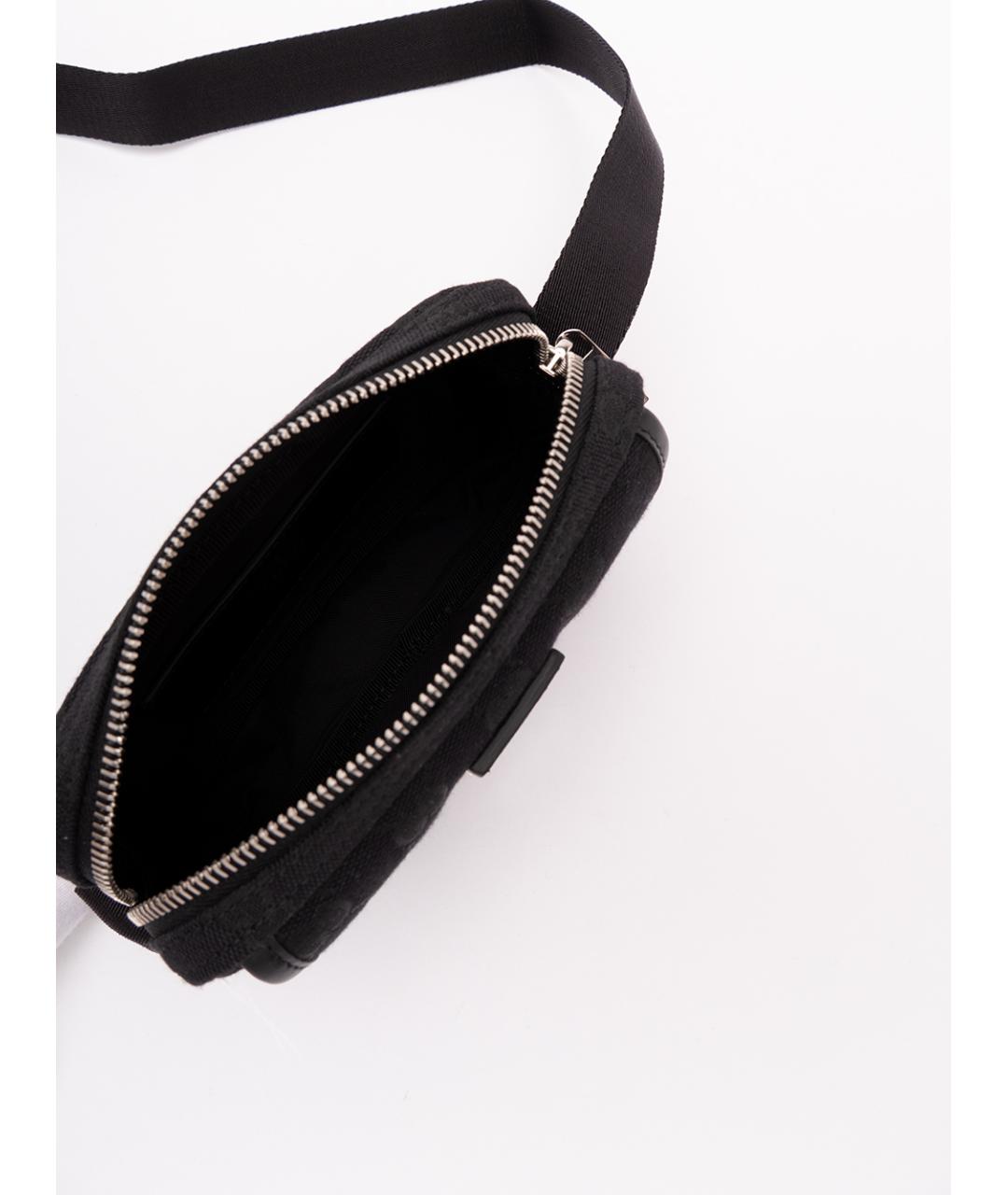 GUCCI Черная тканевая сумка на плечо, фото 5