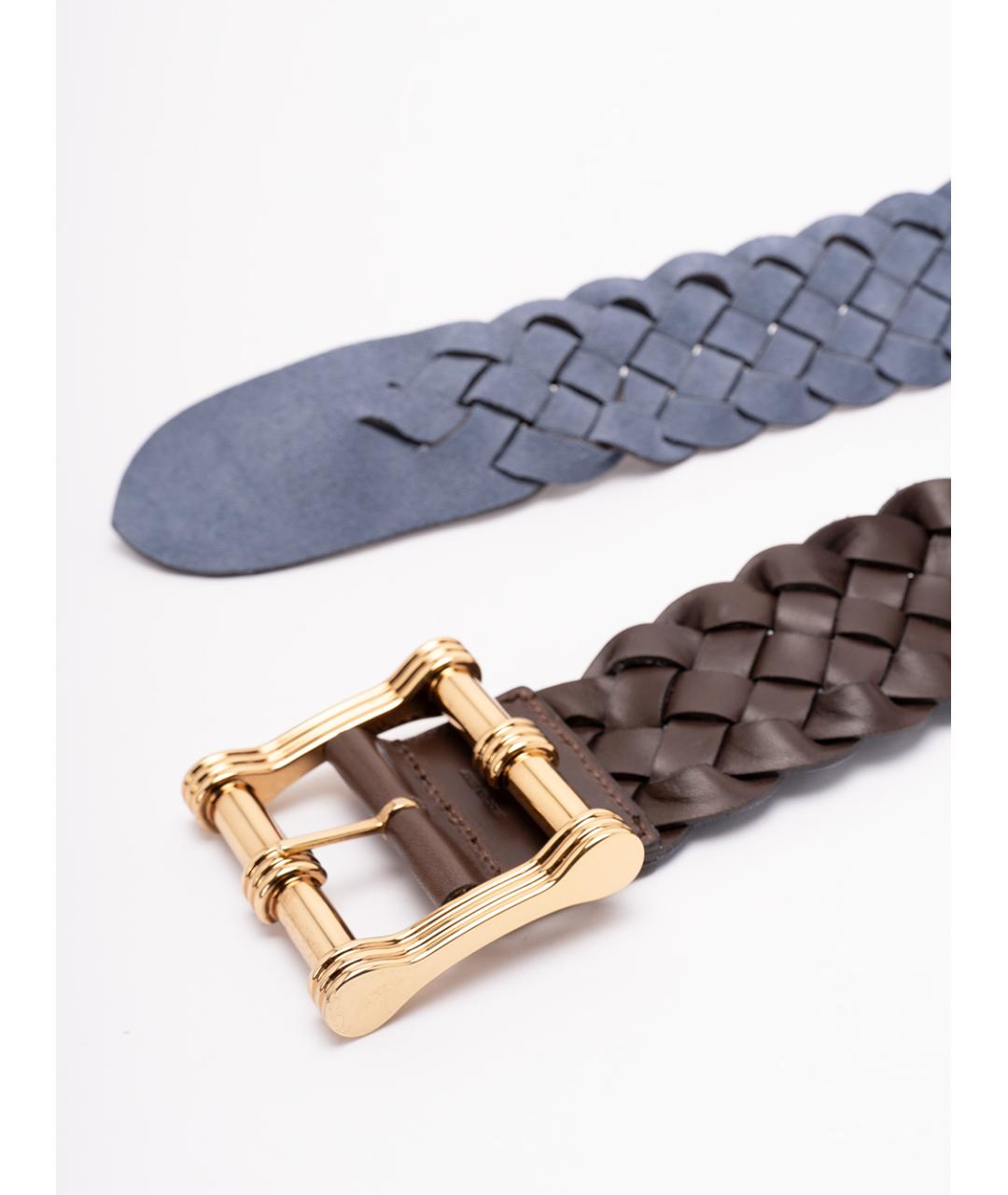 ETRO Голубой кожаный ремень, фото 2